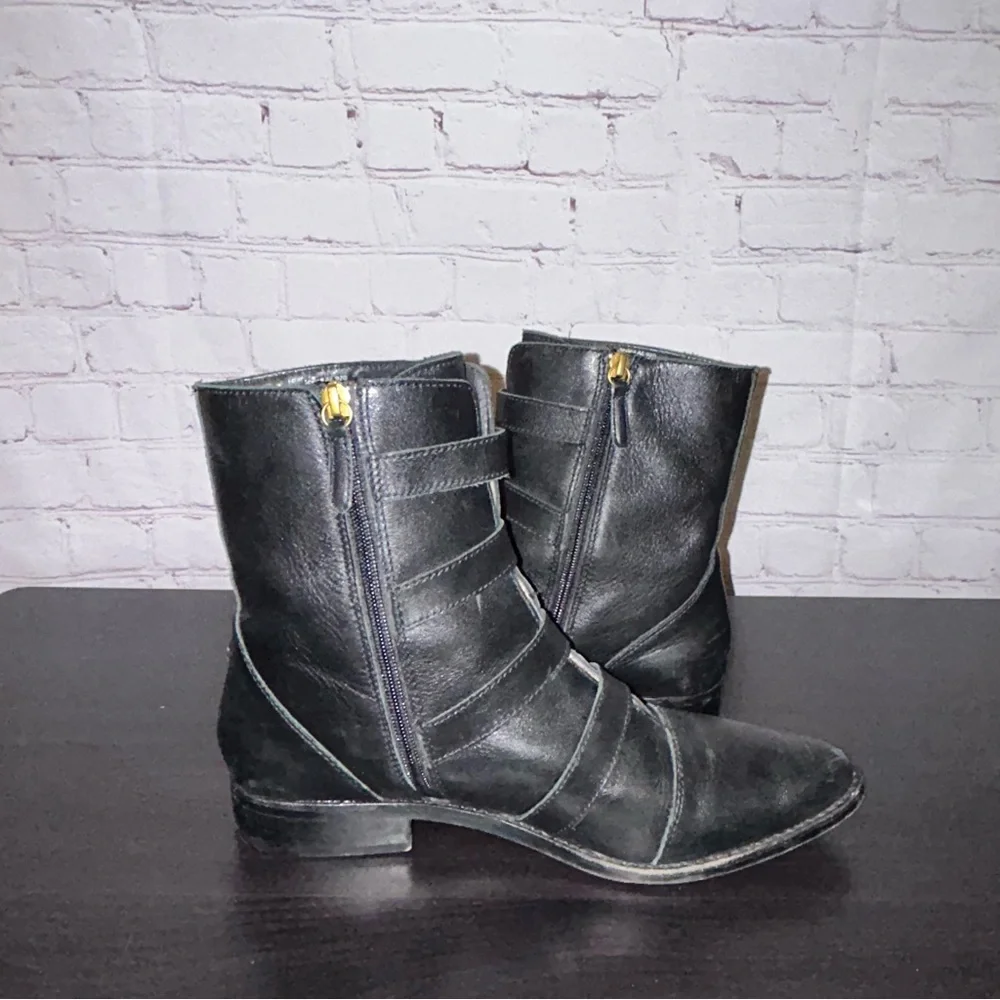 J. Crew multi buckle ankle boots women’s size 10 - Picture 2 of 10